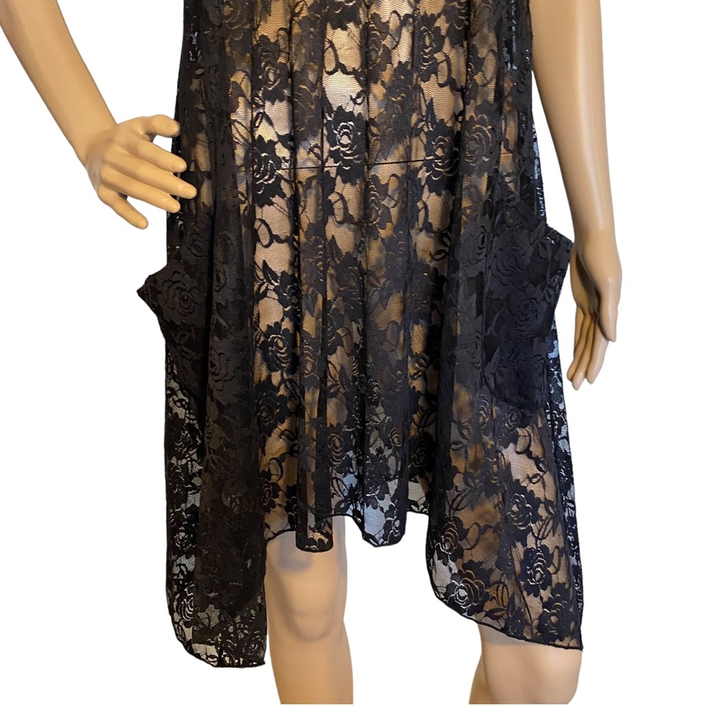 ROCK CANDY  | FLORAL LACE BURNOUT DRESS / TOP ONE SIZE - Picture 8 of 14